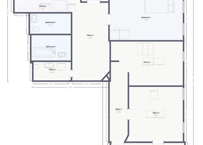 Daire Ilvers - Grosse 6 Raumwohnung Fuer Bis Zu 8 Personen